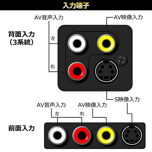 ELPA AVセレクター 4入力1出力 S映像端子あり ASL-S411 : 雑貨