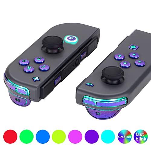 ジョイコン　カスタムオーダー　ＬＥＤ仕様など☆ eXtremeRate Switchに対応用ジョイコンDFS LEDキット（LEDキット付き
