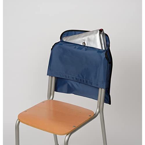 背もたれ式防災頭巾用ポケット付カバー ネイビー 約34×42cm 90053（Yahoo!・雑貨Victor）