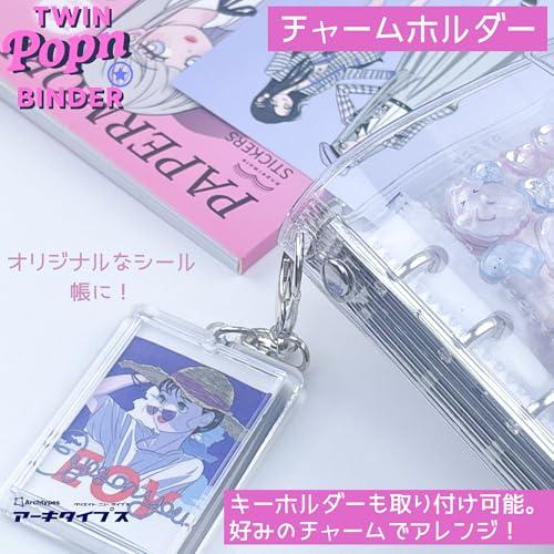 Archtypes m5 5穴 シール帳 透明 シール バインダー 女の子 はがせる