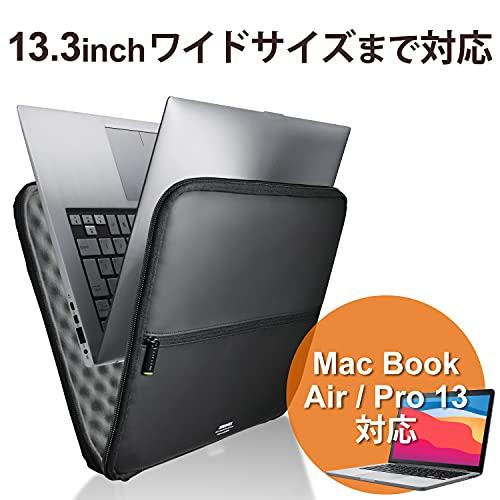 エレコム パソコンケース PCケース 13.3インチ ZEROSHOCK 衝撃吸収