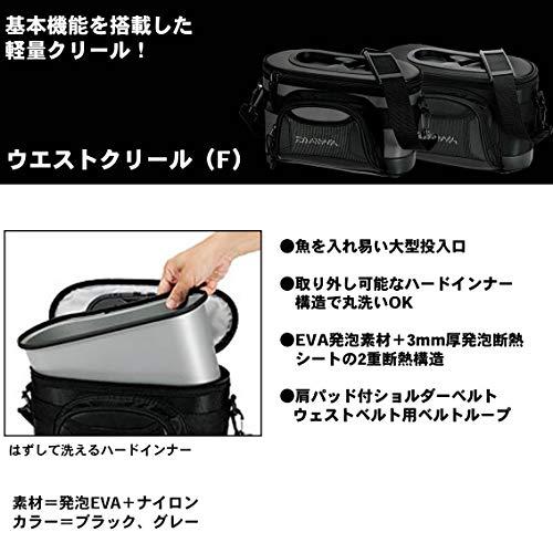 ダイワ(Daiwa) 渓流バッグ ウエスト クリール 35(F) ビク ブラック