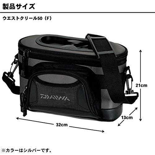 ダイワ(Daiwa) 渓流バッグ ウエスト クリール 35(F) ビク ブラック