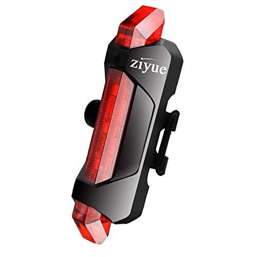 ziyue セーフティーライト 自転車 テールライト usb充電式 高輝度led