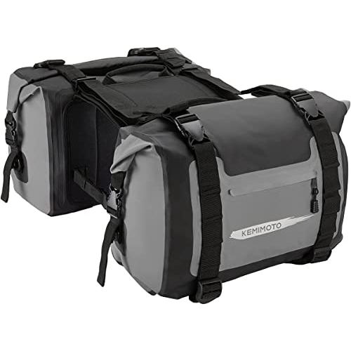 kemimoto バイク サイドバッグ 防水 大容量50L ツーリングバッグ 2PC