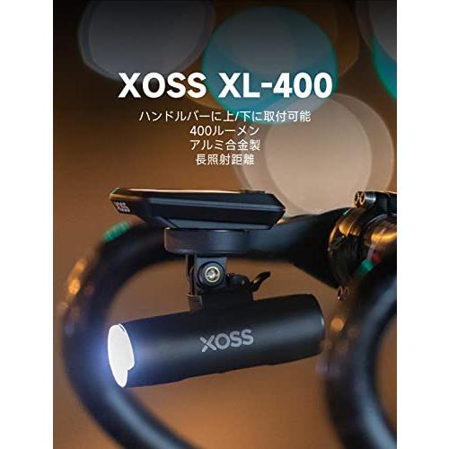 XOSS XL-400 自転車ライト ロードバイクライト USB充電式 400