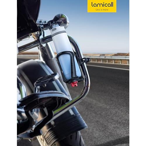 Lamicall バイク ドリンク ホルダー : オートバイ ドリンクホルダー 