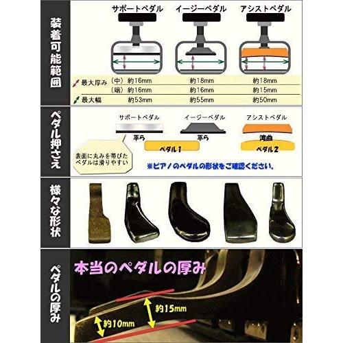 イトマサ 補助ペダル：サポートペダル/ピアノのペダルへ直接取り付ける