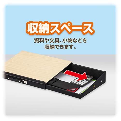 アスカ 机上台 ポータブルデスク DSK03 引き出し収納 持ち運び可
