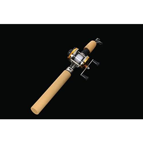 VILTAGE 穴釣り用釣竿セット コンパクトロッド 両軸リール 100cm 穴
