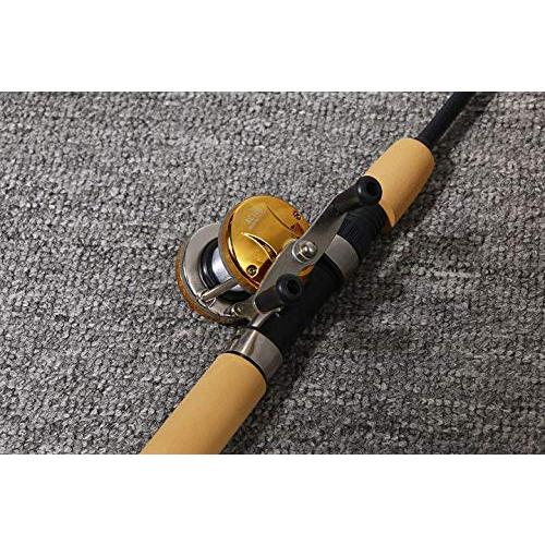 VILTAGE 穴釣り用釣竿セット コンパクトロッド 両軸リール 100cm 穴