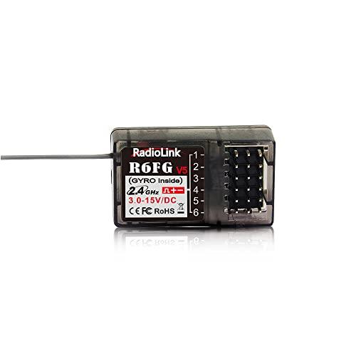 Radiolink R6FG 2.4GHz FHSS 6CH ジャイロ内蔵 受信機 Receiver RC
