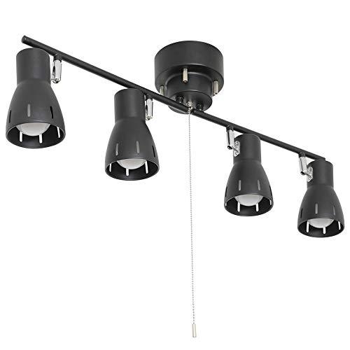 Jiya シーリングライト 4灯 スポットライト E26口金 LED電球対応