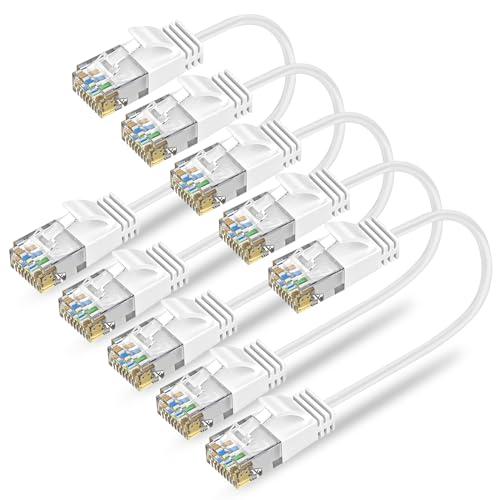 Ankuly Cat6A LANケーブル 短いランケーブル 0.15m 24本セット RJ45 