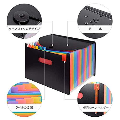 ドキュメントスタンドA4 25ポケットファイルボックス 書類ケース 収納