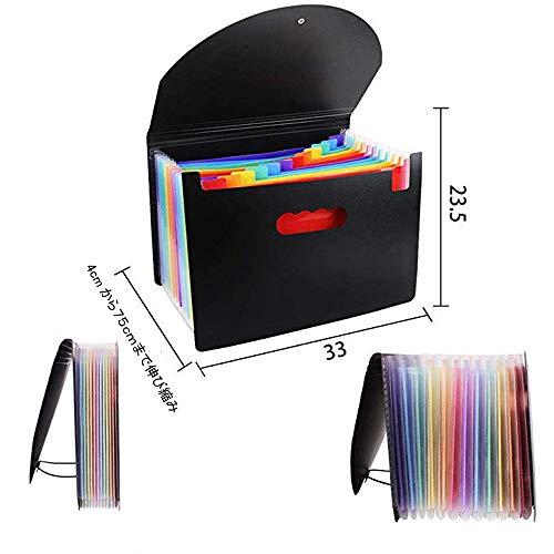 ドキュメントスタンドA4 25ポケットファイルボックス 書類ケース 収納