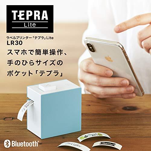 新品　キングジムラベル　プリンター　テプラ　スマホ　Ｌｉｔｅ　ホワイト　テープ付 キングジム モノクロ ラベルプリンタ- スマホ専用 「テプラ」Lite