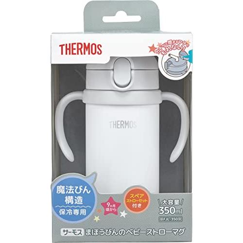 サーモス(THERMOS) まほうびんのベビーストローマグ FJL-350 グレー (GY) 350ml｜zakkavictor｜05