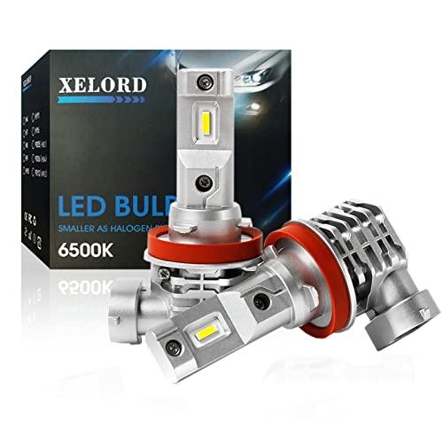 XELORD H11 LED ヘッドライト 一体型 ファンレス H8 H9 H16 H11兼用