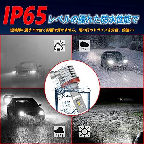 XELORD H11 LED ヘッドライト 一体型 ファンレス H8 H9 H16 H11兼用