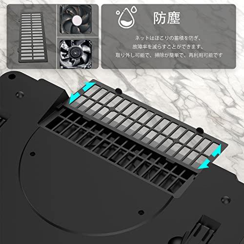 IETS GT500 ノートパソコン冷却パッド　パワフルターボファン（5000 RPM）付きの冷却ファン 　 冷却台　急速冷却ゲーミングノートパ_4