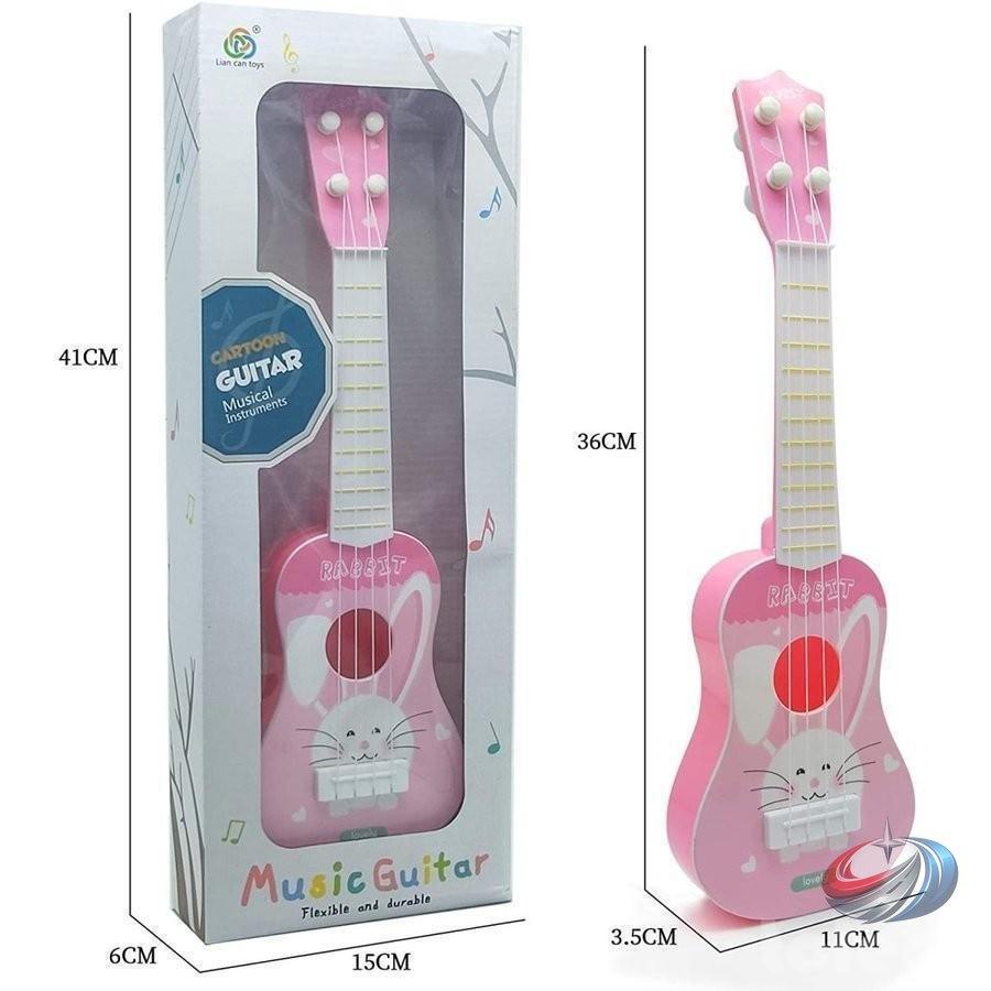 子供用ギター ミニウクレレ風 初心者おもちゃ楽器ピークル 知育玩具