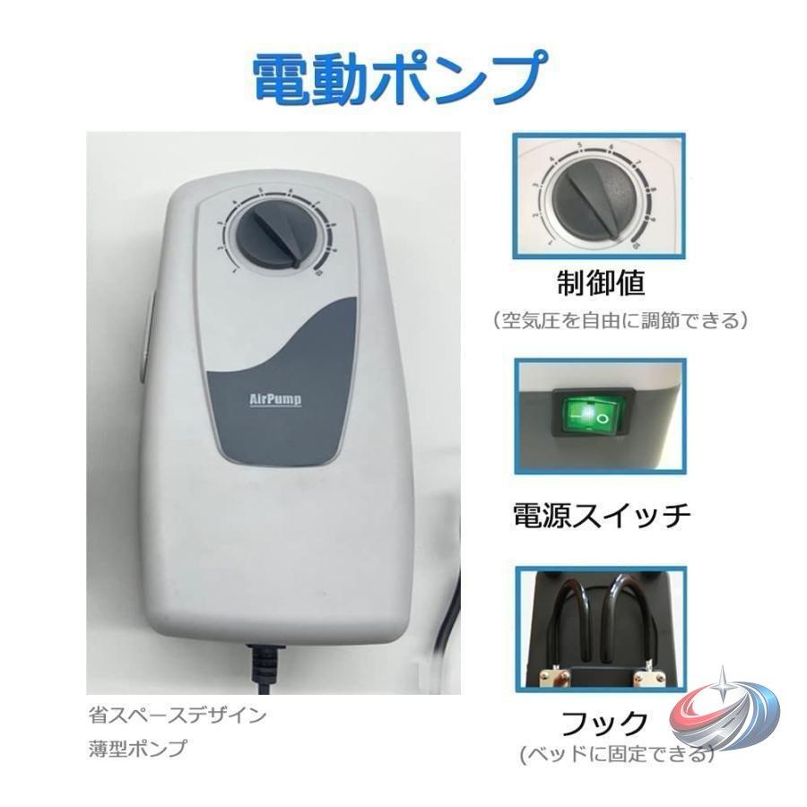 床ずれ防止マット 交互圧力パッド 褥瘡予防 電動ポンプ付き 介護エアマットピークル通気性でムレを軽減、長時間でも負担を分散して介護の安心を支える_4