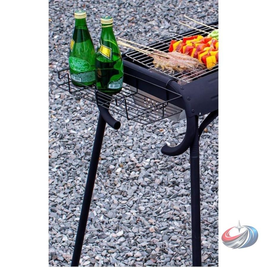 BBQグリル 焚き火台 引き出し式 4〜6人用 収納袋付き ピークル 取り外し可能 ポータブル コンロセット アウトドアキャンプの焼き台に便利の画像