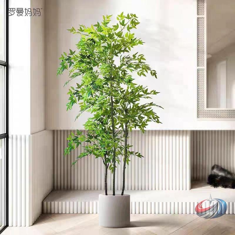 大型人工観葉植物 インテリア グリーン 造木タイプ 室内外用 ピークル 枯れないフェイクグリーン、大型インテリアグリーンで室内外をおしゃれに演出（Yahoo!・雑貨屋ピークル）