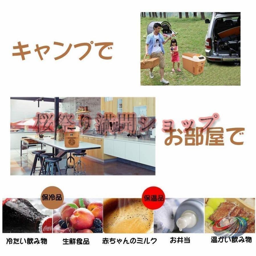 車載冷蔵庫 10L 冷温庫 ポータブル保冷保温ボックス ピークル 12V/24V対応 自動車/トラック/家庭用に 小型で持ち運び便利 キャンプアウトドアにもの画像