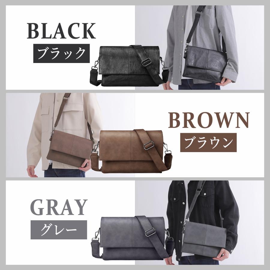 ショルダーバッグ メンズ 2Way 大容量 カジュアル 通勤 通学 ビジネス