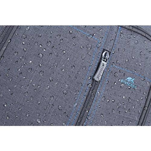 【〜6/6まで出品】 RIVACASE （リヴァケース）15.6インチ・ラップトップPC用リュック（バックパック）、スリムで軽量、防水生地使用、色はグレー 【1563176764】(10189円)