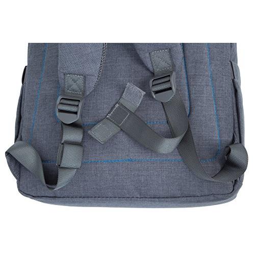 【〜6/6まで出品】 RIVACASE （リヴァケース）15.6インチ・ラップトップPC用リュック（バックパック）、スリムで軽量、防水生地使用、色はグレー 【1563176764】(10189円)