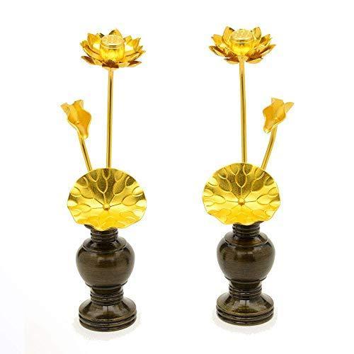 豆常花2.5号3本立て 真鍮製華鋲付き