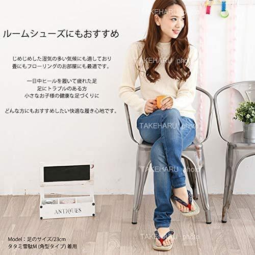 登場! 竹春 雪駄 草履 女性 日本製 本畳 タタミ イグサ ゴム底 畳雪駄