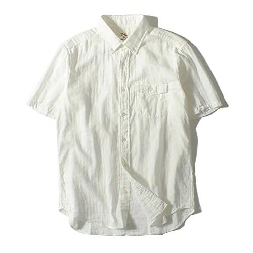 オンラインショップ シャツ 半袖 ダブルガーゼ 国産 Re Ap リ エーピー 日本製 ホワイト M ボタンダウンシャツ メンズ 半袖 Www Oroagri Eu