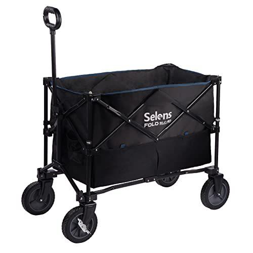 日本最大の日本最大のSelens キャリーワゴン 折りたたみキャリーカート