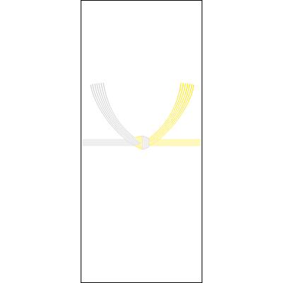舗 超定番 ササガワ タカ印 ＯＡ対応札紙 黄水引 100枚×5セット
