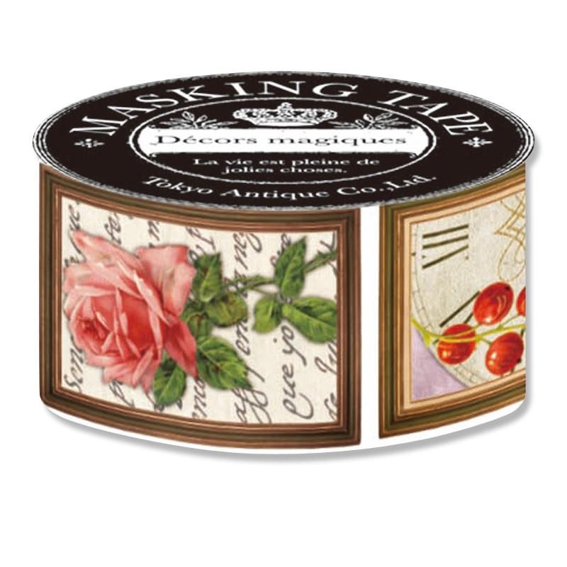 シモジマ ｍａ ２５ｇｈ マスキングテープ 額に入った花 1個 1セット Zakka屋 通販 Yahoo ショッピング