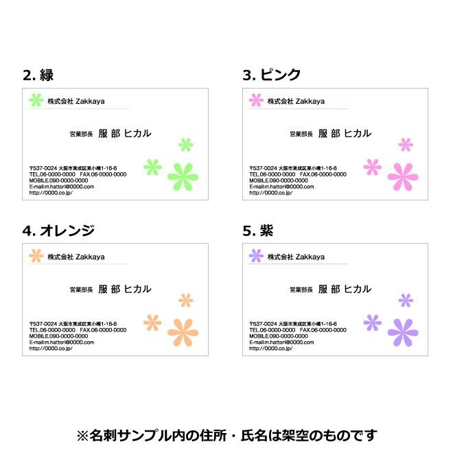 オリジナル名刺印刷 【送料無料】 ビジネス向けのシンプルなデザイン 