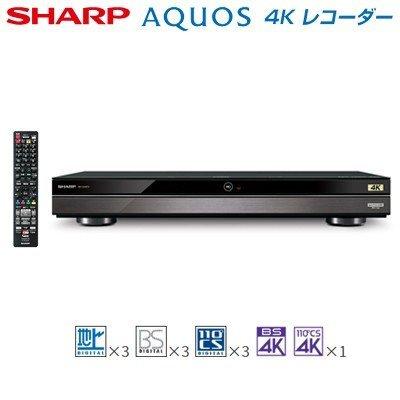 シャープ 4Kチューナー内蔵 ブルーレイディスクレコーダー 3チューナー