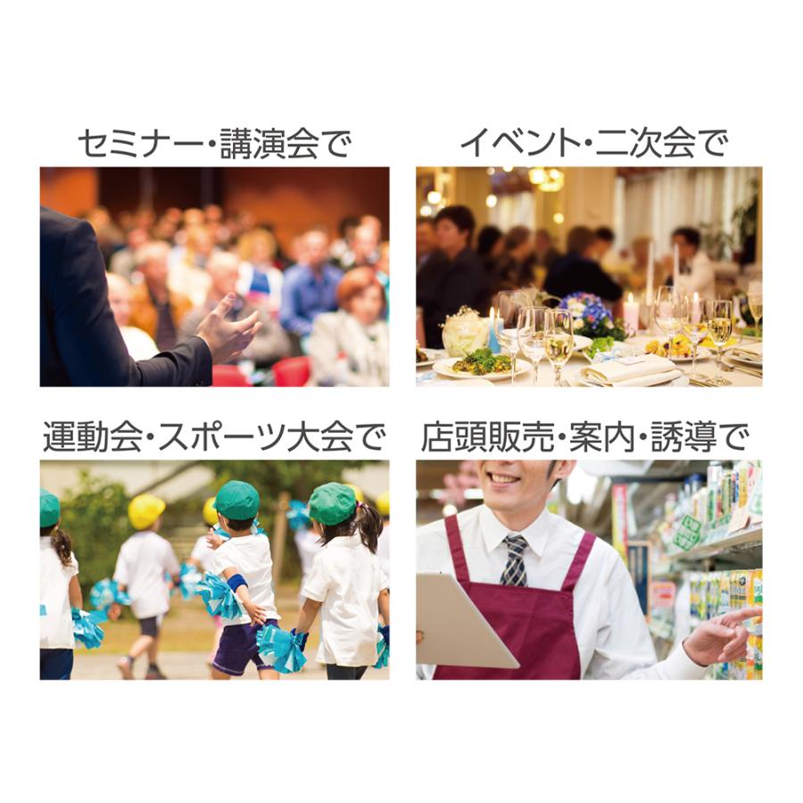 ポータブル拡声器 防滴タイプ 20W MCO ミヨシ APK-02/BK microSD