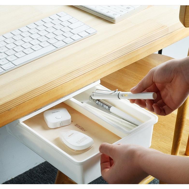 Diy 引き出し ミニ トレー 小物入れ 収納整理 デスク下 取り付け 鉛筆トレイ 収納 小物整理 文房具 小物 両面テープ 隠し テレワーク Mサイズ Dar Minidr 雑貨やぁ Com 通販 Paypayモール