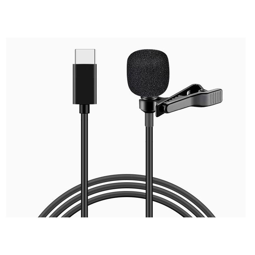 ピンマイク USB Type-C 録音 撮影用マイク 全方向性 コンデンサー