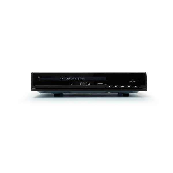 【アウトレット再生品】TEES HDMI端子付き DVDプレーヤー リモコン付  [再生専用] ブラック コンパクト CDをUSBに録音可能 HDMI対応 DVDプレーヤ SDスロット搭載｜zakkayacom｜02