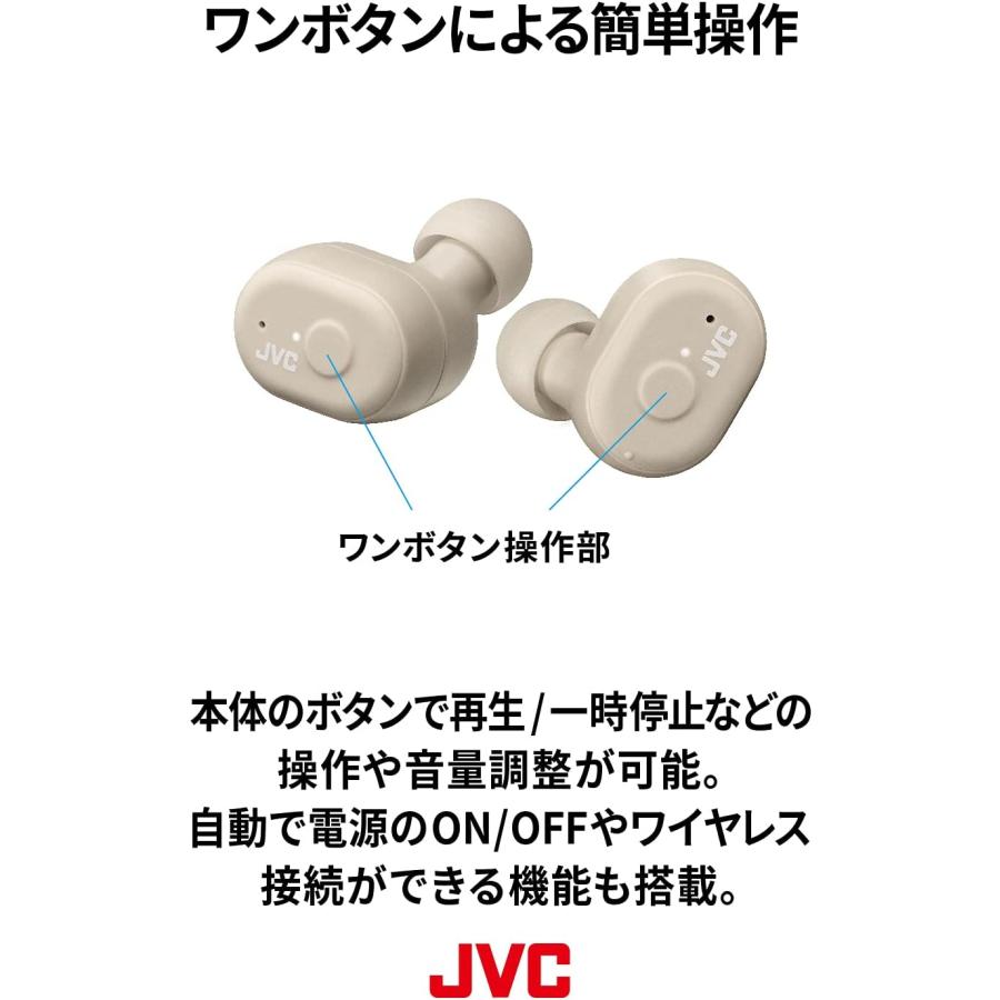 完全ワイヤレスイヤホン JVC ジェイブイシー HA-A11T-A［インディゴブルー］Bluetooth対応 ワンボタンによる簡単操作 耳にしっかりとフィット｜zakkayacom｜06