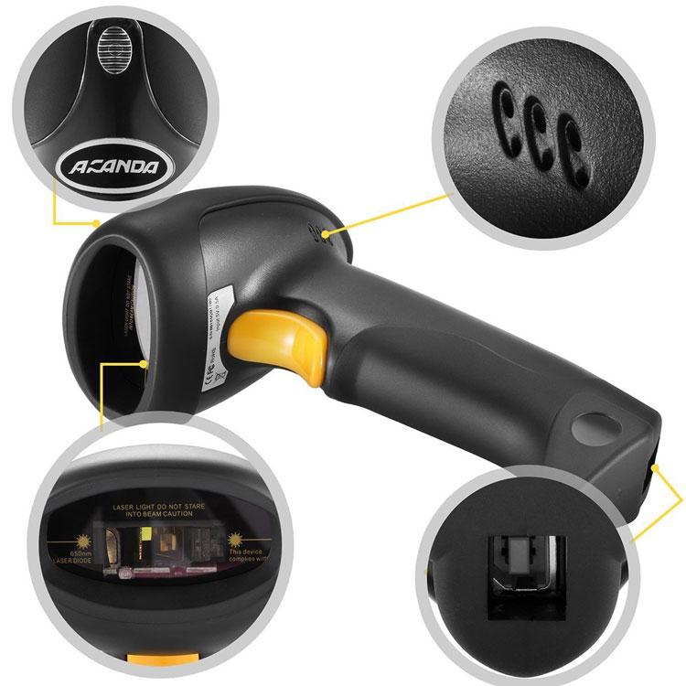 ワイヤレススキャナー CCDバーコードリーダー 有線/無線 自動感知 メモリ搭載 ワイヤレススキャナー CCDバーコードリーダー 有線/無線 自動