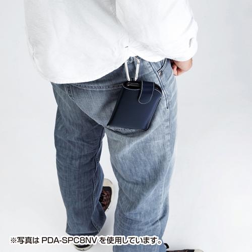 サンワサプライ 本革 スマートフォンケース レザーケース スマホケース