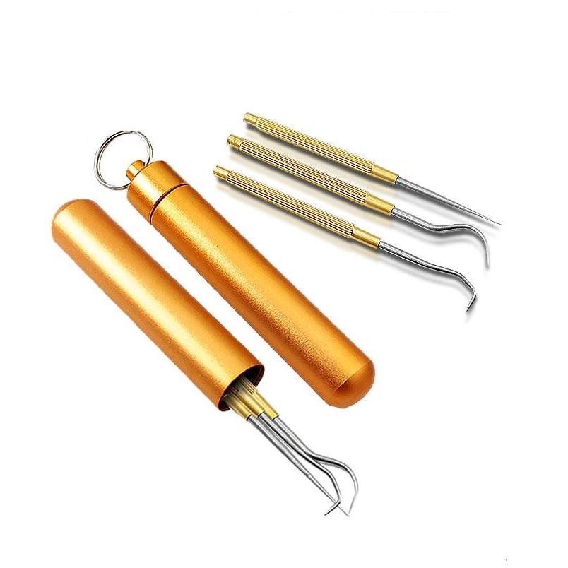 爪楊枝 つまようじ ピック 3種類 セット ステンレス