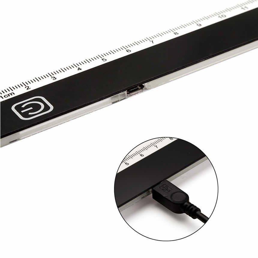 A3 トレース台 LED ライトテーブル 薄型 三段調光 可能 USB 給電